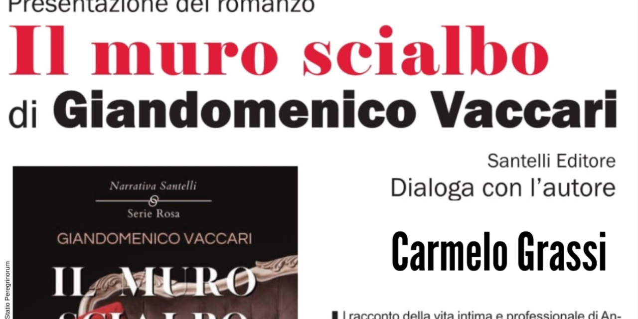 Brindisi e le Antiche Strade: venerdì 16 dicembre presentazione del libro “Il Muro Scialbo” di Giandomenico Vaccari con Carmelo Grassi