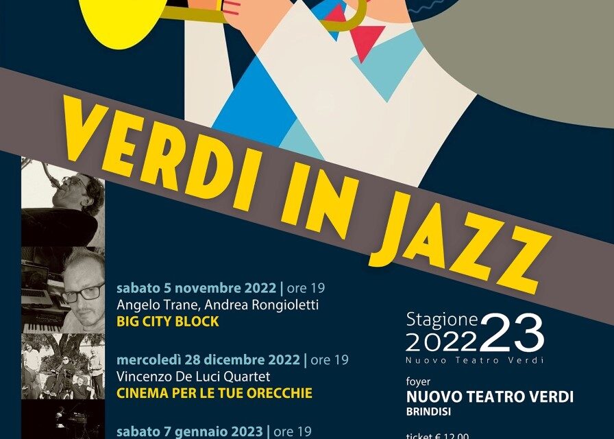 Festival “Verdi in Jazz” nel foyer il “Vincenzo Deluci Quartet”