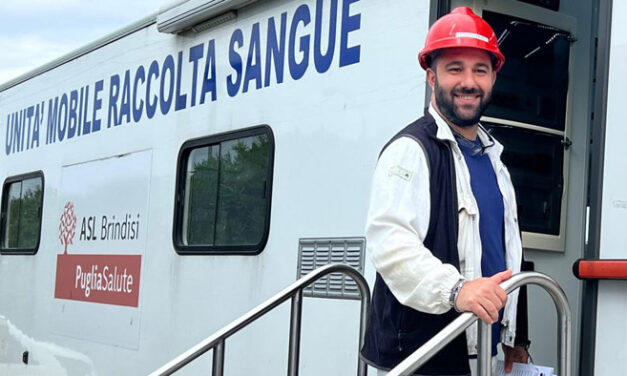 Stazione di donazione del sangue presso EUROAPI Italy, in collaborazione con l’ospedale Perrino di Brindisi