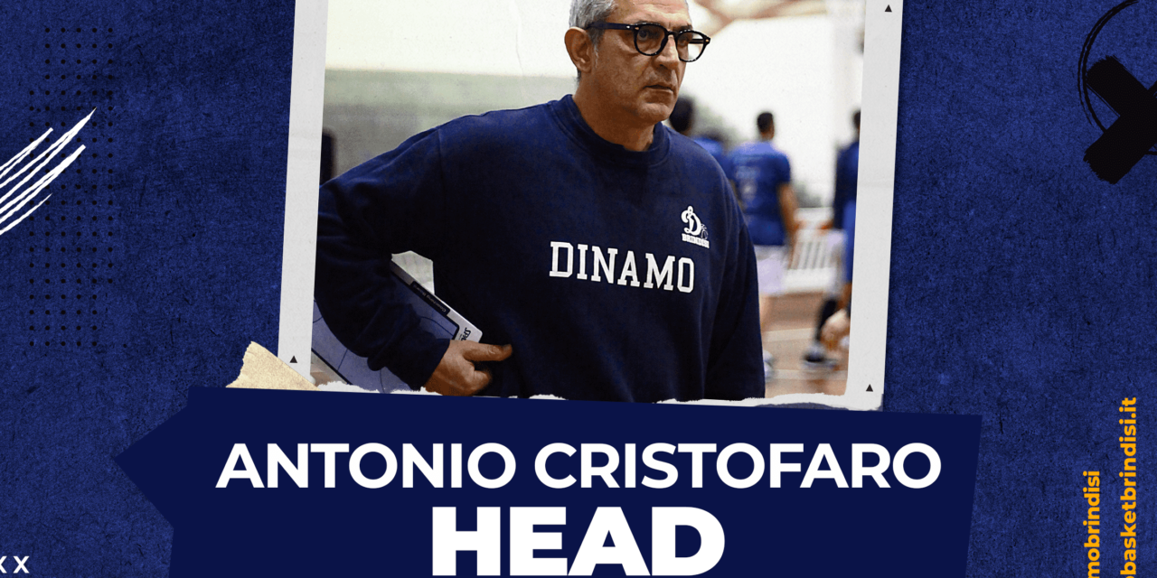 Antonio Cristofaro sarà il coach della Brain Dinamo Brindisi fino al 2025