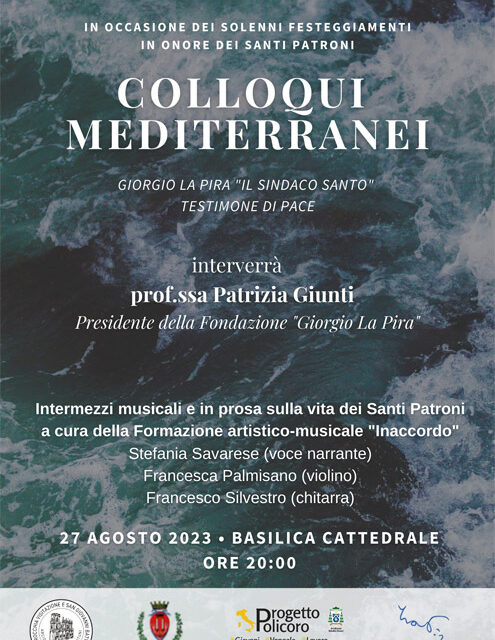 Pastorale Sociale e Progetto Policoro, in Cattedrale a Brindisi “Colloqui mediterranei. Testimonianza, Santità e Pace”