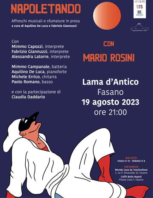 Fasano, con l’evento «Napoletando» il GAT “Mancini” omaggia Napoli e la sua musica insieme a Mario Rosini