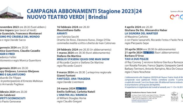 Nuovo Teatro Verdi, al via la campagna nuovi abbonamenti