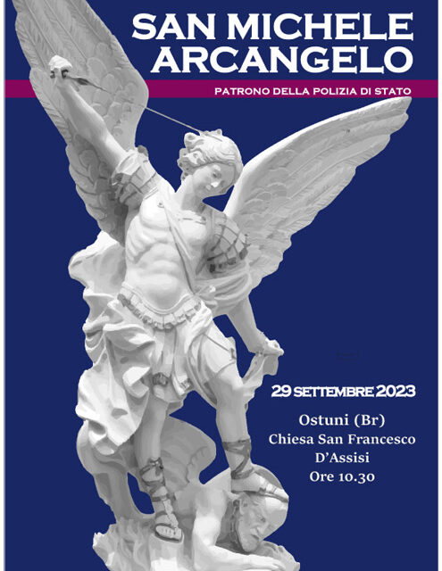 Polizia di Stato, il 29 settembre celebrazione del Santo Patrono del corpo San Michele Arcangelo