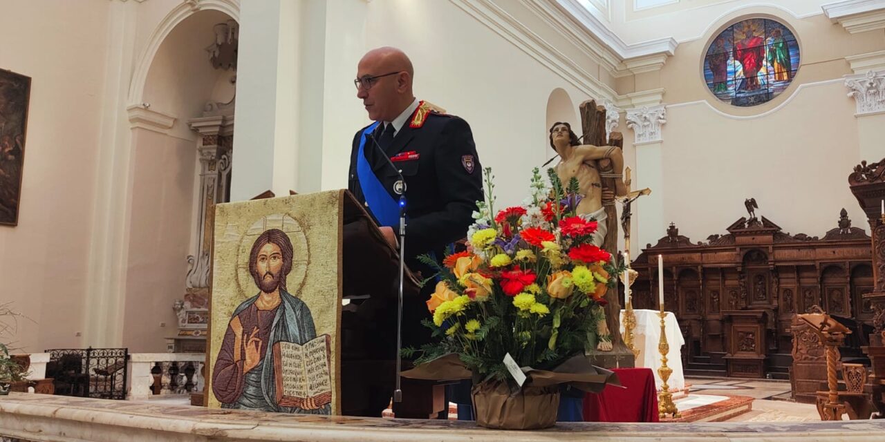 San Sebastiano, Polizia Locale di Brindisi in Cattedrale