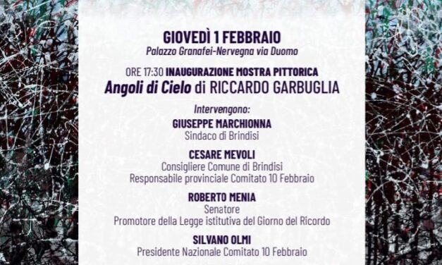 Giovedì 1 e venerdì 9 febbraio manifestazioni per il “Giorno del Ricordo”