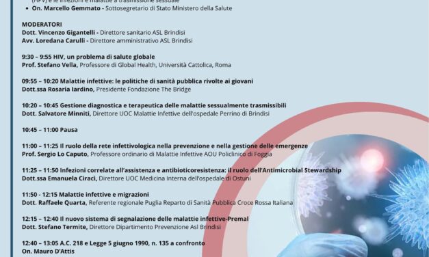 Malattie sessualmente trasmissibili, congresso scientifico a Brindisi