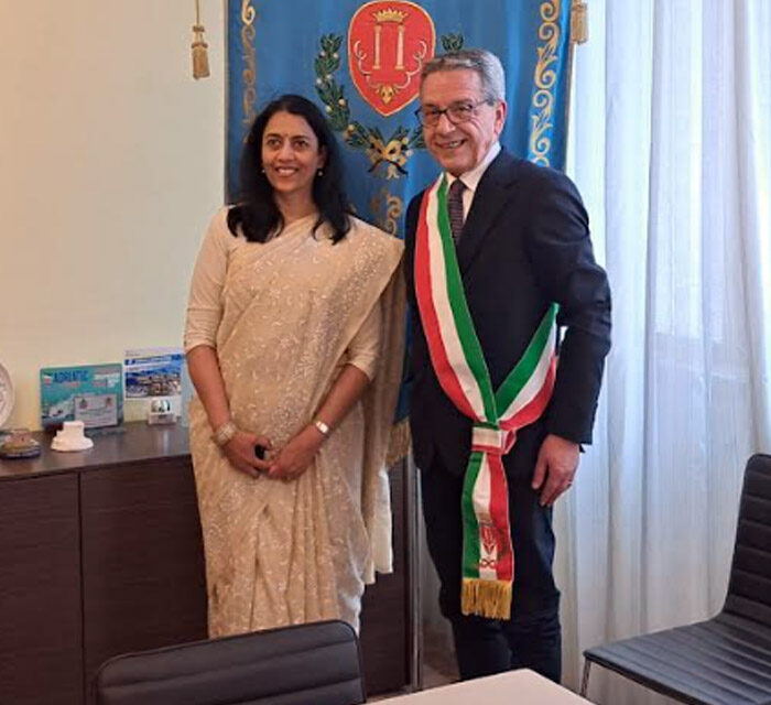 Brindisi, visita istituzionale al Sindaco e alla Città dell’Ambasciatrice indiana a Roma Vani Sarraju Rao