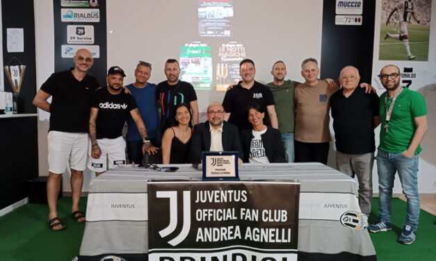 Juventus Club Brindisi Bianconera, in occasione del match Lecce-Juve, riconoscimento al merito del club con intervista al Presidente La Palma sul sito TuttoJuve.com