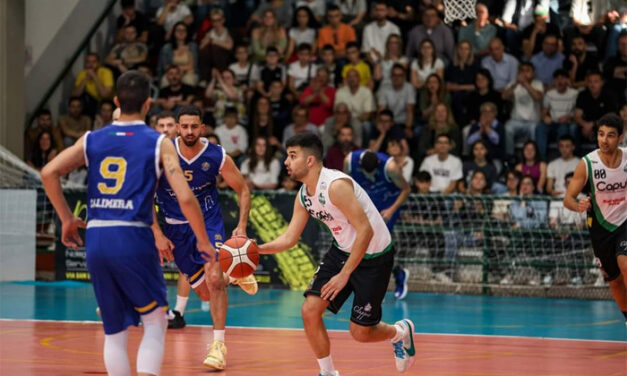 Pallacanestro, play-off promozione gara 1 Nuova Basket San Vito-Calimera 57-50