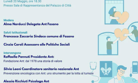 L’ANT Fasano presenta i progetti sociali di prevenzione oncologica