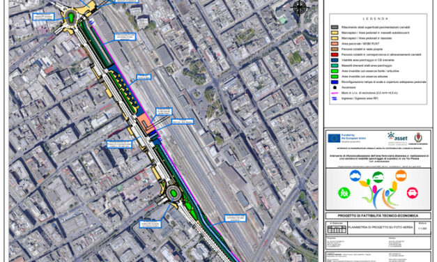 Brindisi, stato di avanzamento dell’intervento “Cerniera di mobilità (parcheggio di scambio) in Via Tor Pisana (area ex scalo merci RFI) per un importo di €  10.100.000,00”