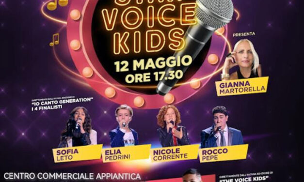 Al Centro “AppiAnticA” lo spettacolo per la festa della mamma, dai talent show “Io canto Generation” e “The Voice Kids”