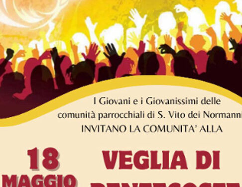 San Vito dei Normanni, torna l’attesissimo appuntamento religioso con la “Veglia di Pentecoste”