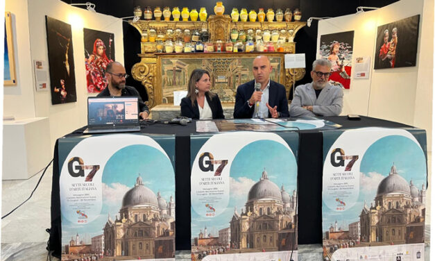 Puglia Walking Art, presentata a Bari la mostra “G7: sette secoli di arte italiana”, nel castello di Mesagne dal 12 giugno