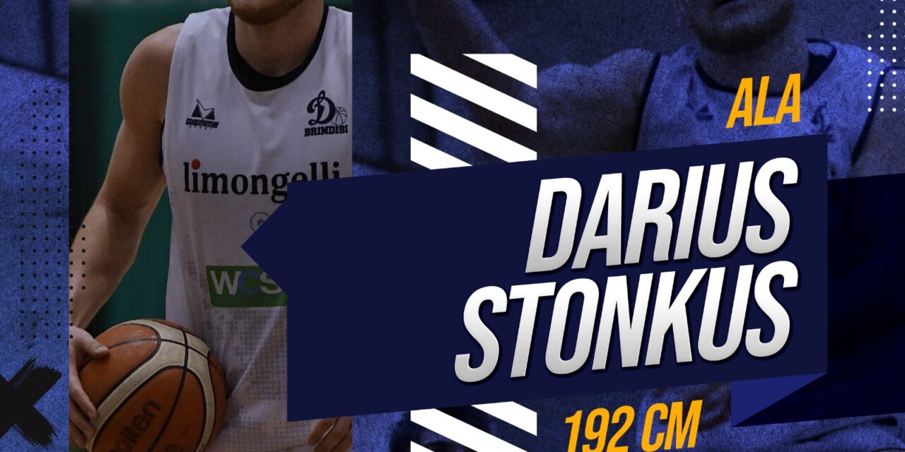 Bomba di mercato della  Dinamo Brindisi: Darius Stonkus torna a vestire la casacca biancoazzurra