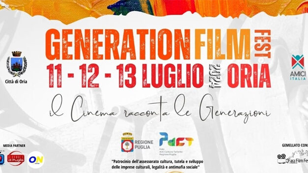 Oria, ‘Generation Film Fest’, il programma completo della terza edizione dall’11 al 13 luglio 2024