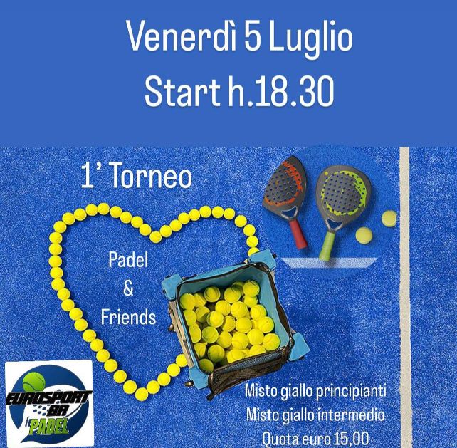 Omaggio a Jessica Niccoli, venerdì 5 luglio in scena un torneo di Padel