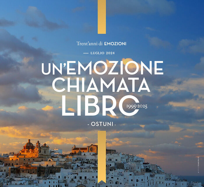 Tutto pronto ad Ostuni per il festival “Un’Emozione Chiamata Libro – 1995 – 2025  Trent’anni di emozioni”