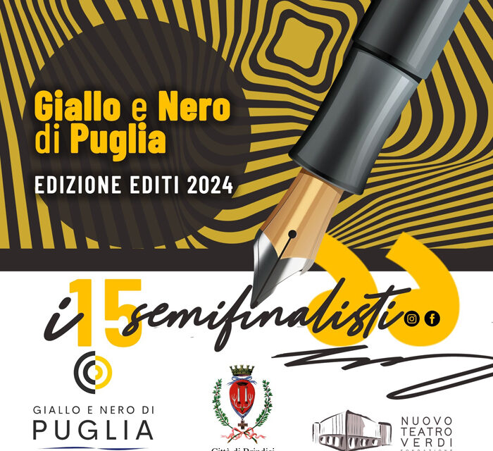 Romanzi semifinalisti al Festival Giallo & Nero di Puglia 2024