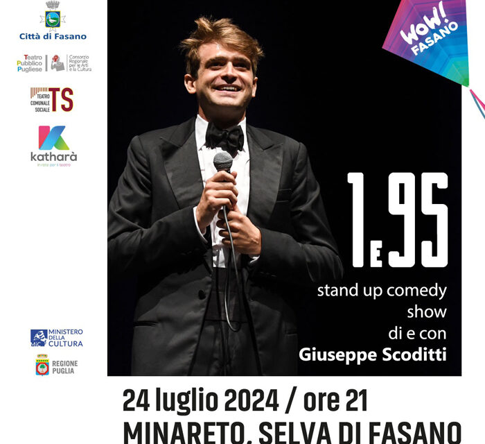 Al Minareto va in scena la stand-up comedy di Giuseppe Scoditti, il comico più alto  d’Italia