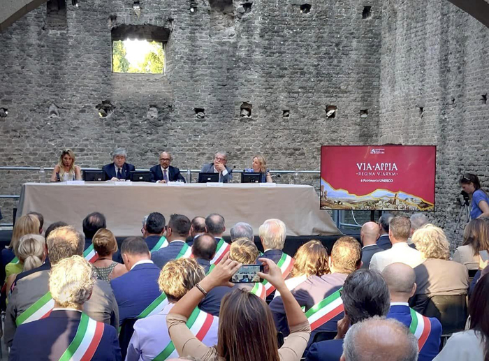 Il Presidente della Provincia di Brindisi Matarrelli a Roma per celebrare l’Appia patrimonio Unesco