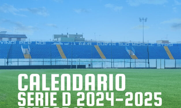 Calcio, diramato il calendario della Serie D Girone H, il Dg Brindisi Fc Gianni: “Ottimo cominciare dal ‘Fanuzzi'”