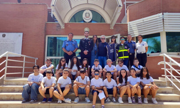 San Vito Dei Normanni, Progetto “Mini Vigili”, visita presso la sede della Compagnia Carabinieri