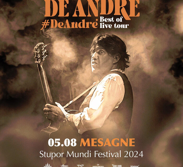 Cristiano De Andrè a Mesagne in concerto per il Festival “Stupor Mundi”