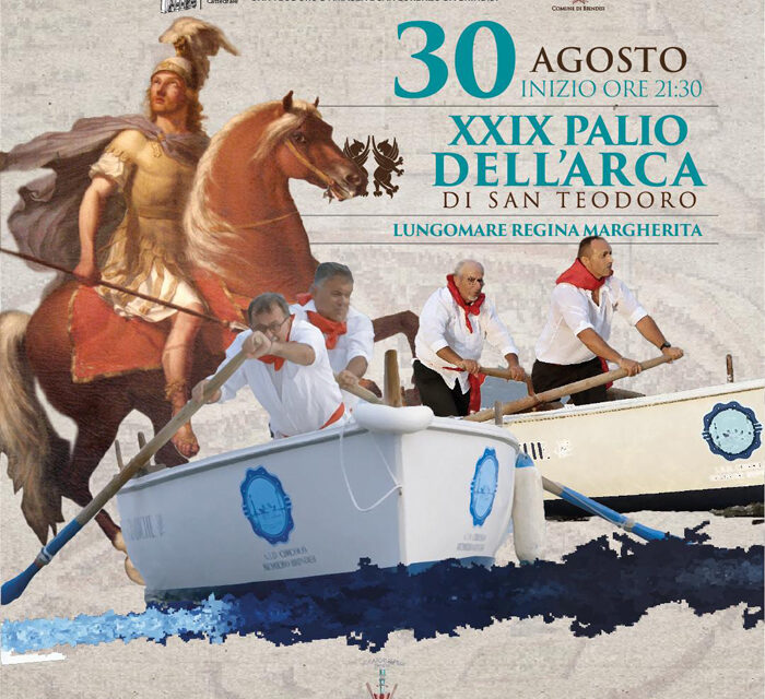 Festeggiameni Santi Patroni di Brindisi 2024, venerdì 30 agosto il XXIX Palio dell’Arca di San Teodoro