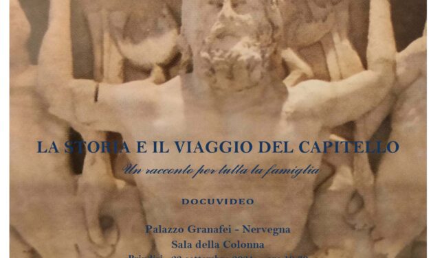 “La storia e il viaggio del Capitello” il docuvideo nella sala della Colonna di Palazzo Nervegna