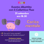 Evento dibattito “Carico Mentale”, appuntamento presso Oxford College di Ceglie Messapica il 21 settembre