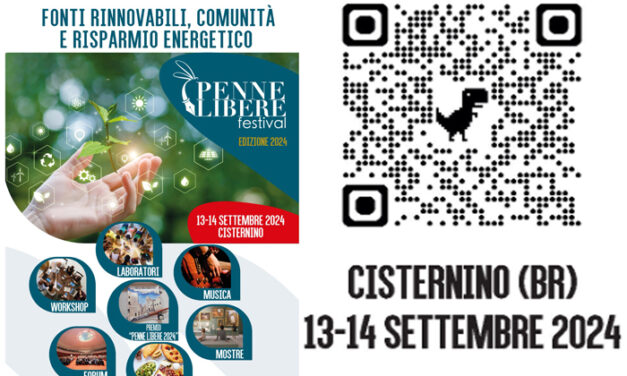 Cisternino ospita il Festival “Penne Libere” 2024: un evento esclusivo su energie rinnovabili, comunità e sostenibilità energetica