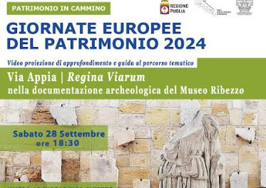 Museo ribezzo. comunicato “Via Appia | Regina Viarum” nella documentazione archeologica del Ribezzo”. Museo Ribezzo Brindisi