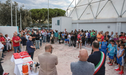 Fasano, inaugurato dopo i lavori di ammodernamento il tensostatico di via Galizia