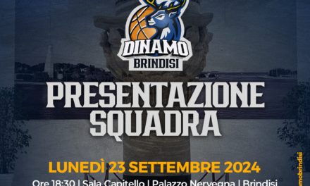 Nuova stagione, stessa emozione: la Dinamo Basket Brindisi si presenta alla città