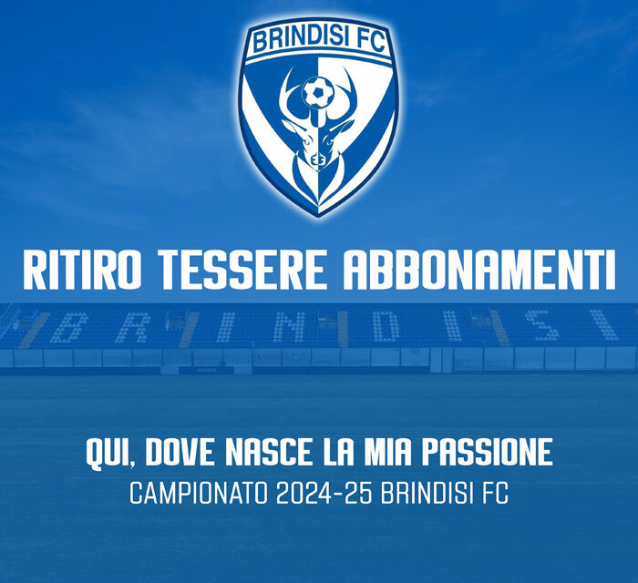 Calcio, Brindisi FC, iniziata distribuzione tessere abbonamenti, intanto in difesa arriva Juan Cruz Vázquez