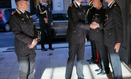 Visita del Comandante Interregionale Carabinieri “Ogaden”, Generale di Corpo d’Armata Marco Minicucci, al Comando Provinciale Carabinieri di Brindisi