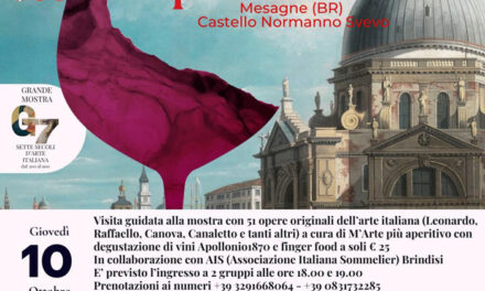 Mesagne, 10 ottobre, nel Castello l’«Aperimostra» che chiude il ciclo estivo degli eventi