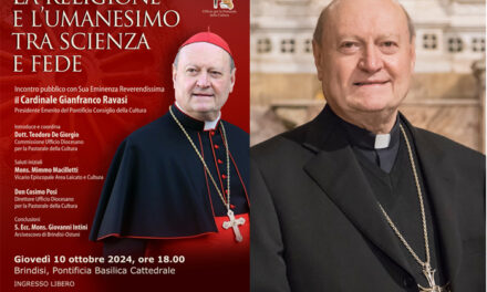 Il Cardinale Ravasi a Brindisi: un dialogo tra fede, ragione e scienza