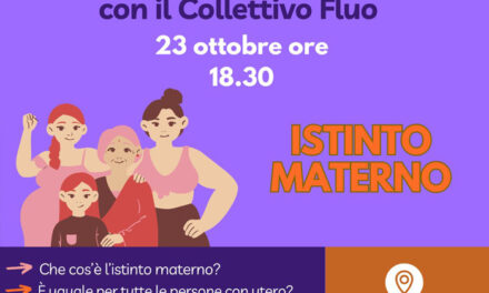 Evento dibattito “Istinto materno” a Ceglie Messapica il 23 ottobre