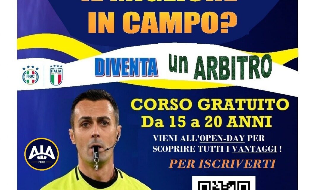 San Pietro V.co, al via corso gratuito per diventare arbitro di calcio