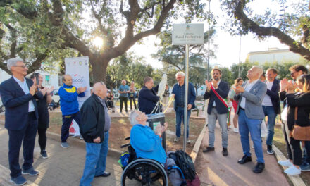 Ostuni celebra la solidarietà, intitolato a Raoul Follereau il giardino di Largo Risorgimento