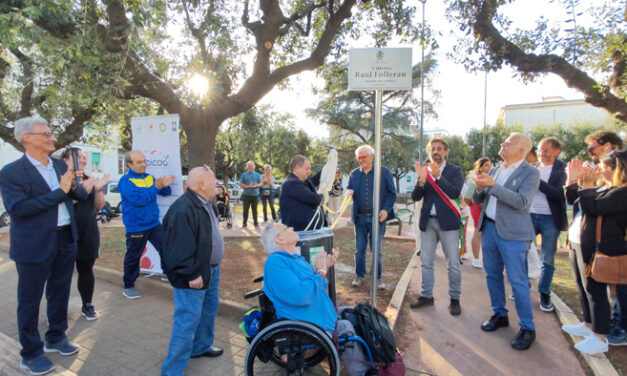 Ostuni celebra la solidarietà, intitolato a Raoul Follereau il giardino di Largo Risorgimento