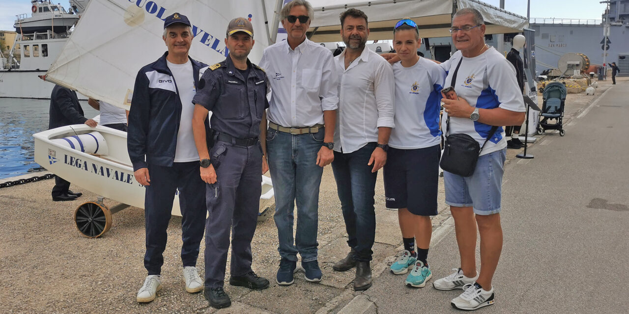 Open day della Marina Militare: gazebo della Lega Navale Italiana