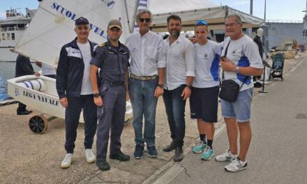 Open day della Marina Militare: gazebo della Lega Navale Italiana