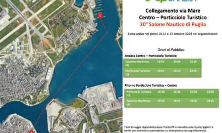 Snim 2024, Collegamenti via mare e su gomma per raggiungere il “Marina di Brindisi”