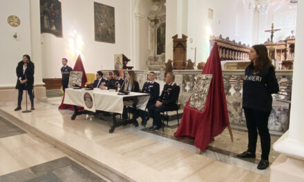 Riconsegnate dai Carabinieri Tutela Patrimoni Culturale alla Cattedrale di Brindisi due placche in argento trafugate nel 1980