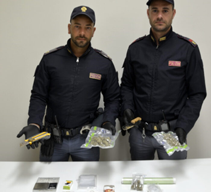 Spaccio di Hashish e Marijuana, la polizia arresta un giovane brindisino nel quartiere Paradiso