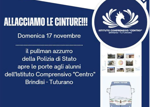 Polizia di Stato, domenica 17 novembre il Pullman Azzurro farà tappa a Brindisi per la settimana nazionale delle vittime della strada